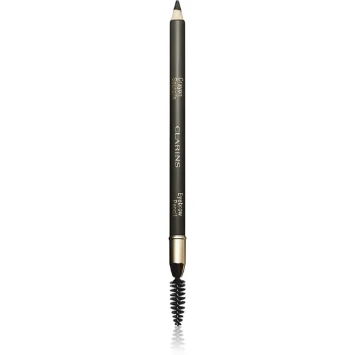 Clarins Eyebrow Crayon Sourcils creion pentru sprancene cu pensula culoare 01 - Dark Brown 1.1 g