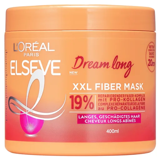 L'Oréal Paris Mască de păr restauratoare Elseve Dream Long XXL Fiber (Mask) 400 ml