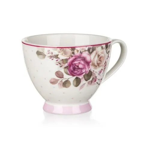 Banquet Ceașcă de ceramică Rose 210 ml