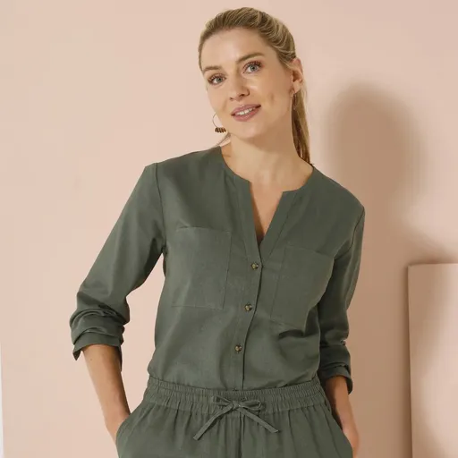 Cămăși din amestec de bumbac și in