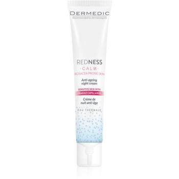 Dermedic Redness Calm cremă de noapte împotriva primelor riduri pentru piele sensibila si inrosita 40 ml