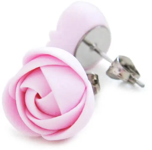 Troli Cercei roz floricele