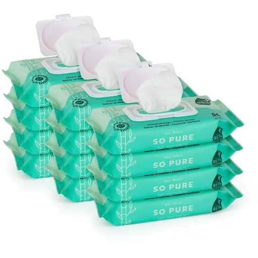 Petite&Mars So Pure șervețele umede pentru copii 12x56 buc