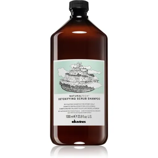 Davines Naturaltech Detexifying Scrub Shampoo Șampon pentru scalp sensibil și iritat 1000 ml