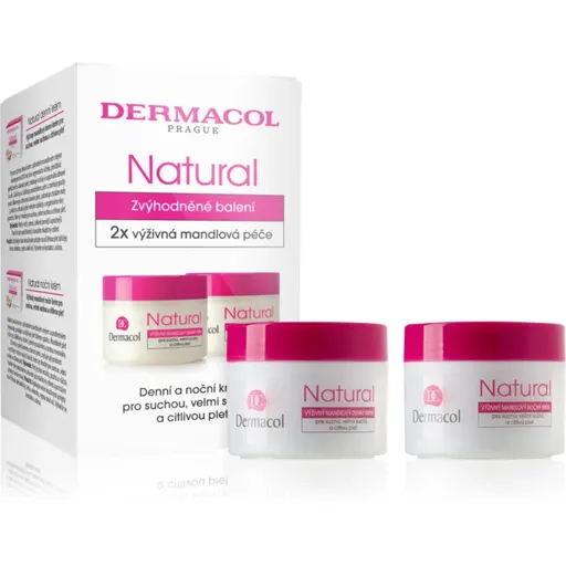Dermacol Natural cremă hrănitoare de migdale duo