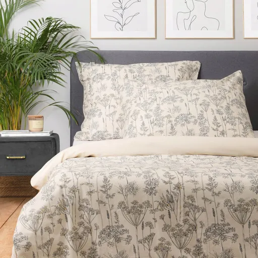 Lenjerie de pat King Size, Possa, Homla, 3 piese, 200x220 cm, bumbac, multicolor