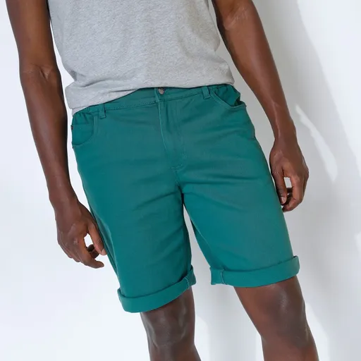 Bermude elastice din bumbac cu talie elastică