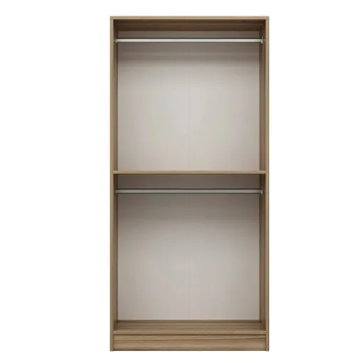 Dulap pentru haine, Hanah Home, Kale Plus Oak, 90x210x52 cm, Stejar