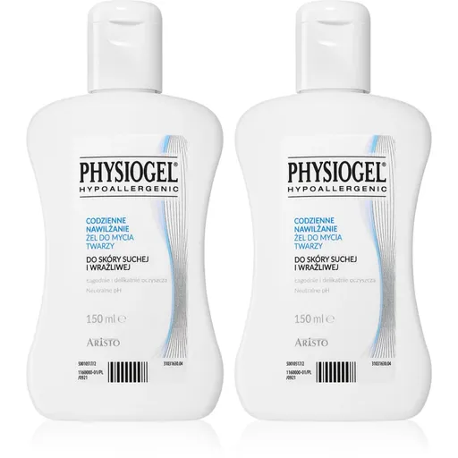 Physiogel Daily MoistureTherapy gel de curatare hidratant ambalaj economic 2x150 ml