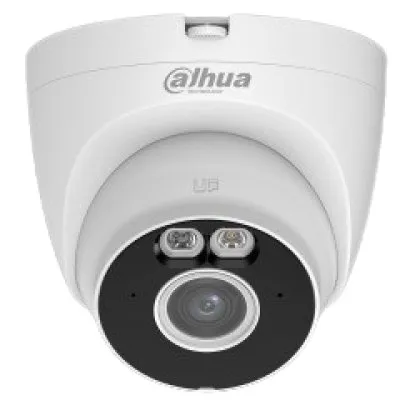 Camera IP WiFi 6 Dahua T5A-IL-0280B, 5MP, 2.8mm, Smart Dual Light (IR/WL 30m), microfon, slot card, detectie AI om/vehicul, IP67