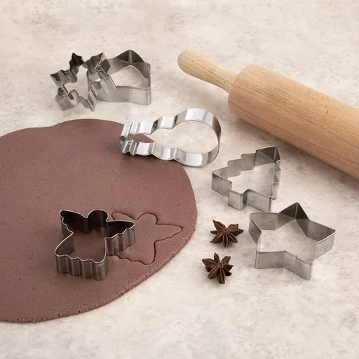 Forme pentru prăjituri Om de zăpadă, set 6 buc