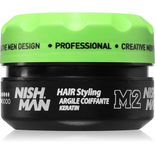 Nish Man M2 ceara de par pentru parul scurt cu keratina 100 ml
