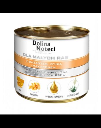 DOLINA NOTECI Premium talie mică cu fazan dovleac și tăiței 185 g