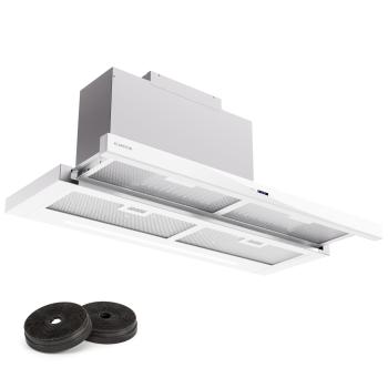 Klarstein Mariana 90 Neo, hotă plată, 90 cm, 640 m³/h, extracție, LED