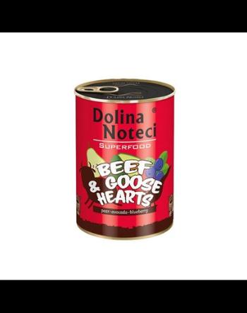 DOLINA NOTECI Premium SuperFood inimi de vită și gâscă 400 g