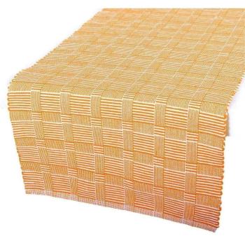 Prostírání bavlněné, Manchester, oranžový, 40 x 120 cm