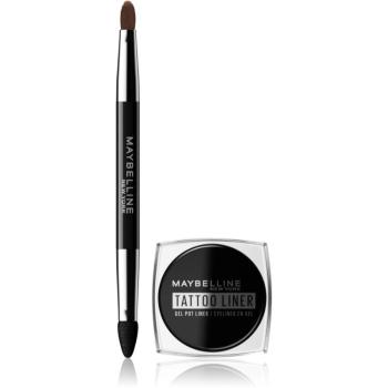 Maybelline Tattoo Liner gel contur ochi de lungă durată cu pensula culoare 950 Blackest Black 3 g