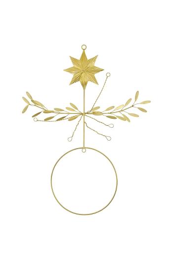 House Doctor függő dekoráció HDStar 38 x 28 cm sárga