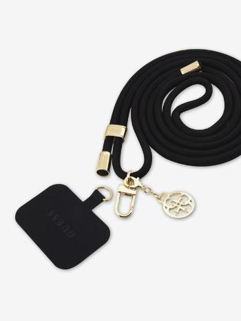 Guess Crossbody Cord 4G Charm Gold/Black Telefontok Lila