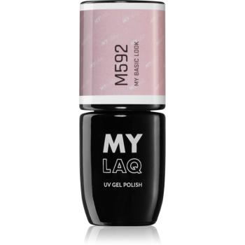 MYLAQ UV Gel Polish lac de unghii sub forma de gel culoare My Basic Look 5 ml