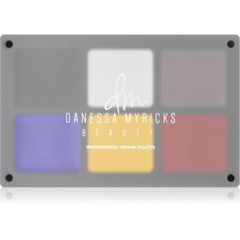 Danessa Myricks Beauty Waterproof Cream Palette paleta pentru fata multifunctionala rezistent la apa culoare Primary 6x3 g