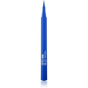 3INA The Color Pen Eyeliner tuș de ochi tip cariocă culoare 850 - Blue 1 ml