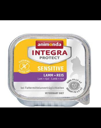 ANIMONDA Integra Sensitive miel si orez 100 g hrana pisici cu probleme digestive