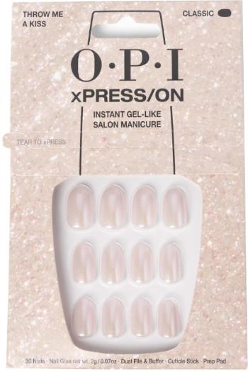 OPI Unghii de gel xPRESS/ON (Press On Nails - Throw Me a Kiss)