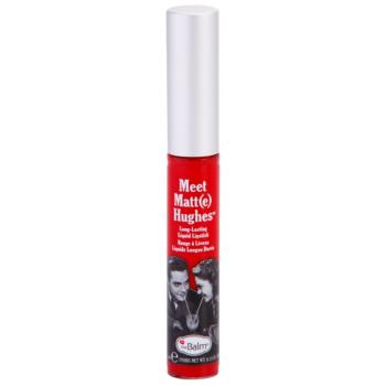 theBalm Meet Matt(e) Hughes Long Lasting Liquid Lipstick Ruj de buze lichid, de lunga durata culoare Devoted 7.4 ml