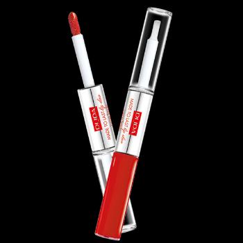 PUPA Milano Ruj lichid cu persistenșă îndelungată (Made To Last Lip Duo (Liquid Lip Colour) 2 x 4 ml 018 Imperial Red