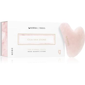 KORIKA Tools Gua Sha Rose Quartz Stone accesoriu de masaj faciale Gua Sha Quartz Pink 1 buc