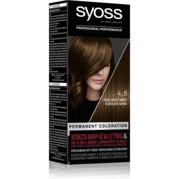 Syoss Color Culoare permanenta pentru par culoare 4-8 Chocolate Brown 2x50 ml