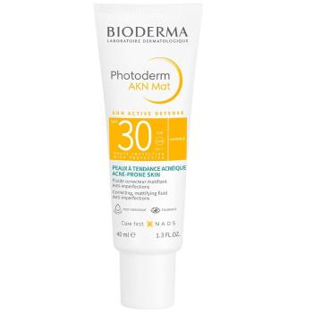 Bioderma Fluid matifiant pentru bronzare SPF 30 Photoderm AKN Mat (Mattifying Fluid) 40 ml