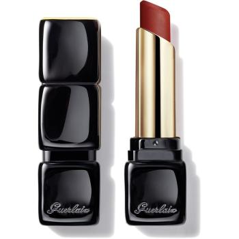 GUERLAIN KissKiss Tender Matte ruj cu persistență îndelungată cu efect mat culoare 770 Desire Red 3.5 g