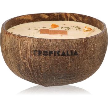Tropicandle Sandalwood & Tangerine lumânare parfumată cu fitil din lemn 350 ml