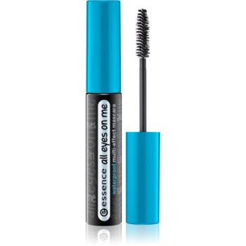 essence All Eyes on Me mascara rezistent la apa pentru alungire, rotire si volum culoare 01 Black 8 ml