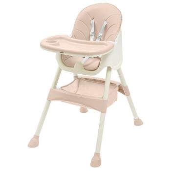 Baby Mix Scaun de masă Nora roz , 51 x 43 x 27 cm, roz