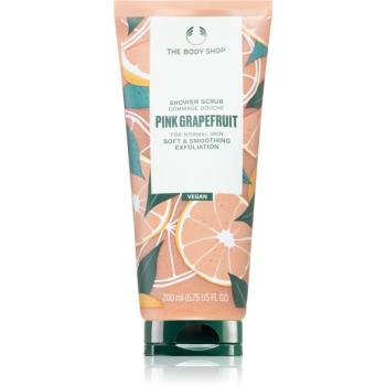 The Body Shop Pink Grapefruit Shower Scrub exfoliant pentru corp 200 ml