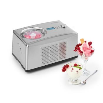 Klarstein YO & YUMMI, aparat pentru producerea de înghețată și iaurt înghețat, 2 în 1, 150 W, 1,2 l, oțel inoxidabil