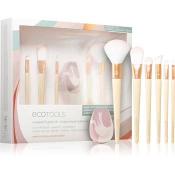 EcoTools Glow Collection Wrapped in Glow set perii machiaj pentru look perfect