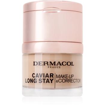 Dermacol Caviar Long Stay Caviar Long Stay Machiaj și Perfecting Corrector culoare 4 Tan 30 ml