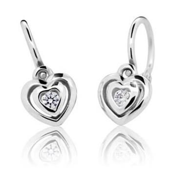 Cutie Jewellery Cercei pentru copii din aur alb C2177-10-10-X-2