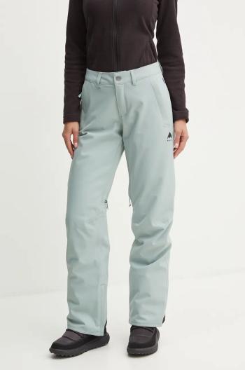 Kalhoty Burton Society tyrkysová barva, 101001