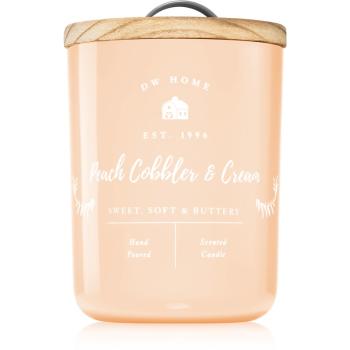 DW Home Farmhouse Peach Cobbler & Cream lumânare parfumată 428 g