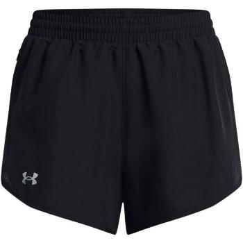 Under Armour FLY BY 3'' Női rövidnadrág, fekete, méret
