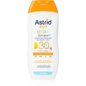 Astrid Sun lapte de soare pentru copii SPF 30 pentru față și corp 200 ml