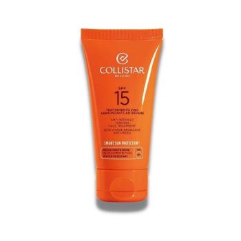 Collistar Cremă anti-rid autobronzantă pentru față SPF 15 (Anti-Wrinkle Tanning Face Treatment) 50 ml
