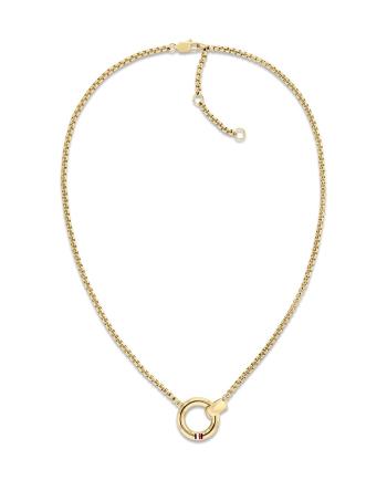 Tommy Hilfiger Colier fermecător cu pandantiv circular Circles 2780945