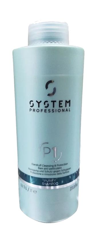 System Professional Șampon anti-mătreață Purify (Shampoo) 1000 ml