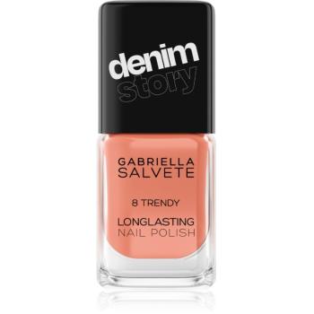 Gabriella Salvete Denim Story lac de unghii cu rezistenta indelungata culoare 08 Trendy 11 ml